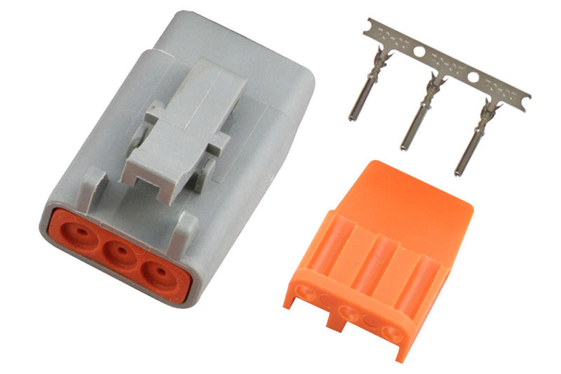 Haltech Male Deutsch DTM-3 Connector 7.5 Amp Plug & Pins Haltech Male Deutsch DTM-3 Connector 7.5 Amp Plug & Pins