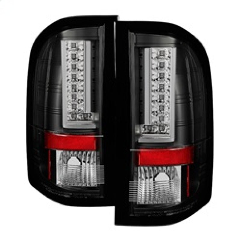 Spyder Chevy Silverado 07-13 Version 2 LED Tail Lights - Black ALT-YD-CS07V2-LED-BK Spyder Chevy Silverado 07-13 Version 2 LED Tail Lights - Black ALT-YD-CS07V2-LED-BK