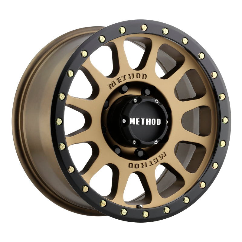 Method MR305 NV 17x8.5 0mm Offset 8x6.5 130.81mm CB Method Bronze/Black Street Loc Wheel Method MR305 NV 17x8.5 0mm Offset 8x6.5 130.81mm CB Method Bronze/Black Street Loc Wheel
