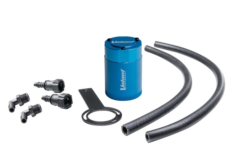 Volant 14-19 Chevrolat Silverado 1500 3oz Aluminum Oil Catch Can w/Mounting Bracket - Blue Volant 14-19 Chevrolat Silverado 1500 3oz Aluminum Oil Catch Can w/Mounting Bracket - Blue