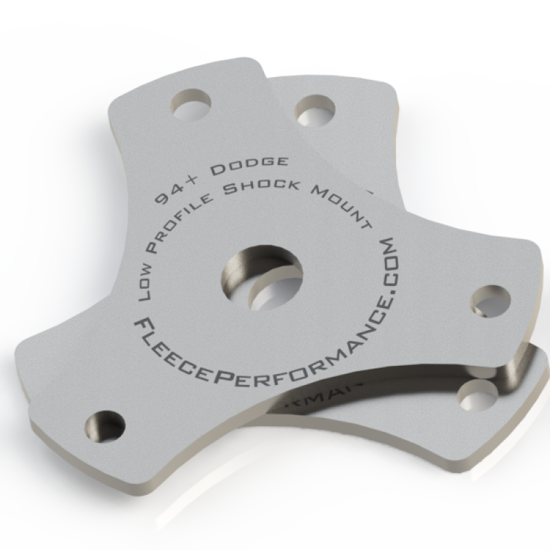 Fleece Performance 2500 and 3500 Low Profile Shock Mounts Fleece Performance 2500 and 3500 Low Profile Shock Mounts