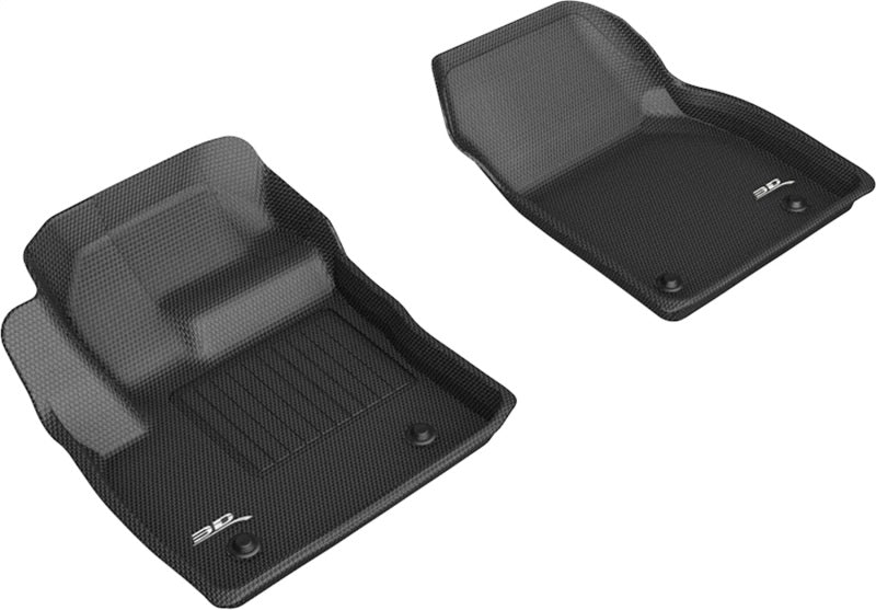 3D MAXpider 18-20 Jaguar E-Pace Kagu 1st Row Floormats - Black 3D MAXpider 18-20 Jaguar E-Pace Kagu 1st Row Floormats - Black