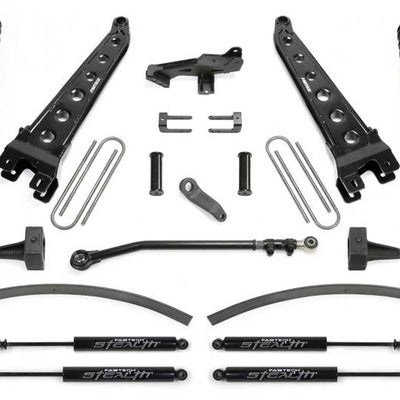 Fabtech 17-21 Ford F250/ F350 4WD Diesel 8in Rad Arm Sys w/Coils & Stealth Shks