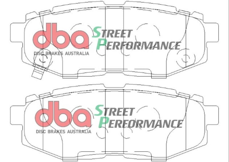 DBA 11+ Subaru Legacy GT SP500 Rear Brake Pads DBA 11+ Subaru Legacy GT SP500 Rear Brake Pads