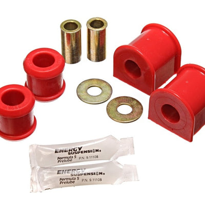 Energy Suspension 07-11 Jeep Wrangler 17mm Rear Sway Bar Bushings Set - Red
