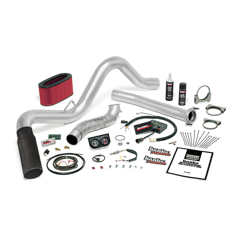 Banks Power 94-95.5 Ford 7.3L Auto Stinger System - SS Single Exhaust w/ Black Tip Banks Power 94-95.5 Ford 7.3L Auto Stinger System - SS Single Exhaust w/ Black Tip