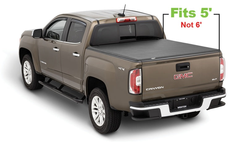 Tonno Pro 15-19 Chevy Colorado 5ft Fleetside Hard Fold Tonneau Cover Tonno Pro 15-19 Chevy Colorado 5ft Fleetside Hard Fold Tonneau Cover