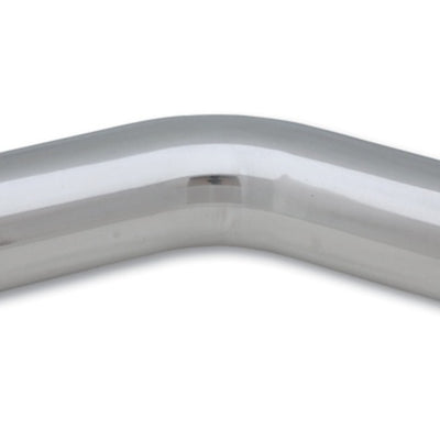 Vibrant 4in O.D. Universal Aluminum Tubing (45 degree bend) - Polished