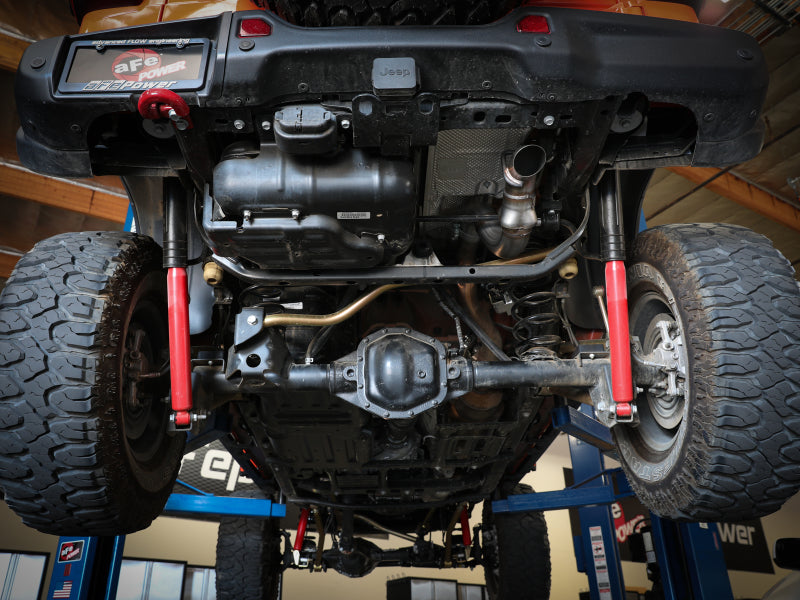 aFe 20-21 Jeep Wrangler (JL) Large Bore-HD 3 IN 304 Stainless Steel DPF-Back Hi-Tuck Exhaust System aFe 20-21 Jeep Wrangler (JL) Large Bore-HD 3 IN 304 Stainless Steel DPF-Back Hi-Tuck Exhaust System