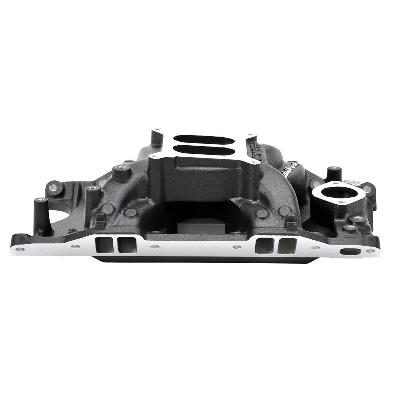 Edelbrock Intake Manifold RPM Air-Gap Small-Block Chrysler 340-360 Black Edelbrock Intake Manifold RPM Air-Gap Small-Block Chrysler 340-360 Black