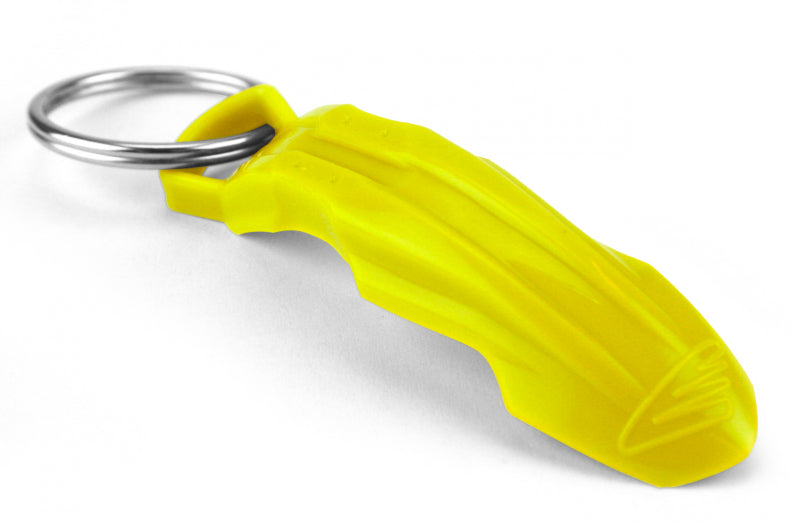 Cycra Key Ring with Fender - Yellow Cycra Key Ring with Fender - Yellow