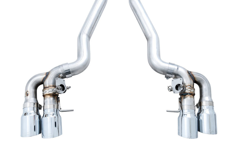 AWE Tuning 18-19 BMW M5 (F90) 4.4T AWD SwitchPath Axle-back Exhaust - Chrome Silver Tips AWE Tuning 18-19 BMW M5 (F90) 4.4T AWD SwitchPath Axle-back Exhaust - Chrome Silver Tips
