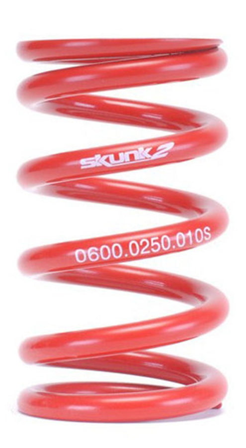 Skunk2 Universal Race Spring (Straight) - 6 in.L - 2.5 in.ID - 10kg/mm (0600.250.010S) Skunk2 Universal Race Spring (Straight) - 6 in.L - 2.5 in.ID - 10kg/mm (0600.250.010S)
