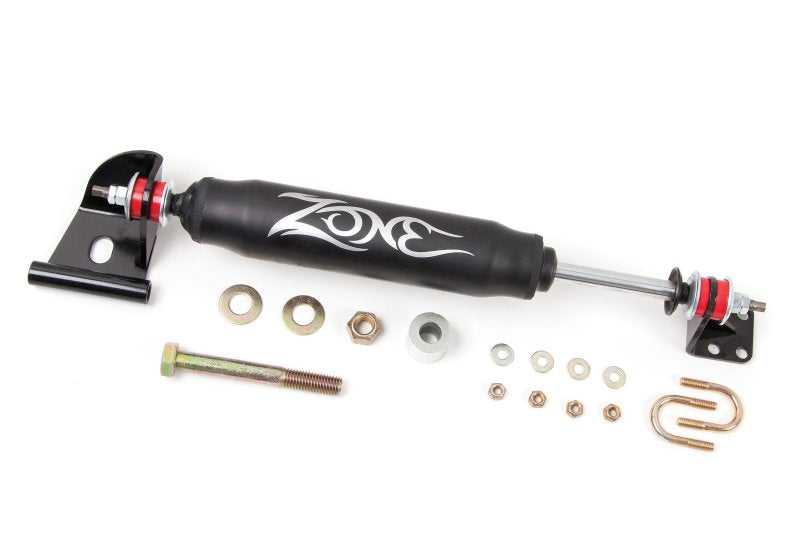 Zone Offroad 04-08 Ford F-150 Single Steering Stabilizer - Black Zone Offroad 04-08 Ford F-150 Single Steering Stabilizer - Black