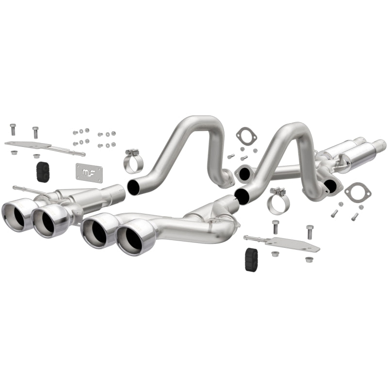 Magnaflow 00-04 Chev Corvette V8 5.7L Comp Series Quad Ctr Rr Exit SS Cat-Back Perf Exhaust Magnaflow 00-04 Chev Corvette V8 5.7L Comp Series Quad Ctr Rr Exit SS Cat-Back Perf Exhaust