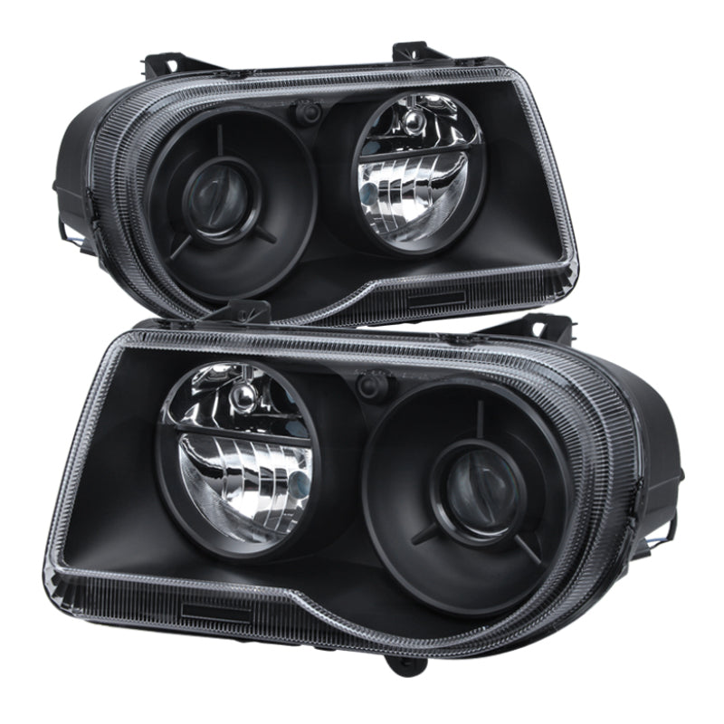 Xtune Chrysler 300C w/ Halogen Projection Style Only 05-10 Headlights Black HD-JH-C300C-BK Xtune Chrysler 300C w/ Halogen Projection Style Only 05-10 Headlights Black HD-JH-C300C-BK