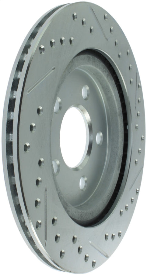 StopTech Select Sport 05-10 Ford Mustang GT Slotted and Drilled Rear Right Rotor StopTech Select Sport 05-10 Ford Mustang GT Slotted and Drilled Rear Right Rotor