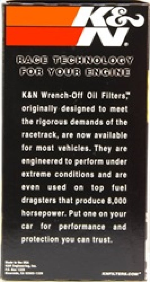 K&N Oil Filter OIL FILTER; AUTOMOTIVE K&N Oil Filter OIL FILTER; AUTOMOTIVE
