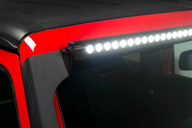 Putco 07-18 Jeep Wrangler JK - 50in Luminix Light Bar w/ Roof Bracket Luminix Jeep LED Kits Putco 07-18 Jeep Wrangler JK - 50in Luminix Light Bar w/ Roof Bracket Luminix Jeep LED Kits