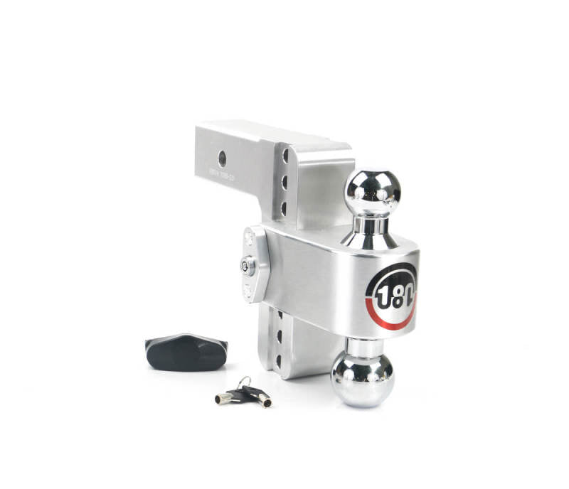 Weigh Safe 180 Hitch 6in Drop Hitch & 2.5in Shank (10K/18.5K GTWR) - Aluminum Weigh Safe 180 Hitch 6in Drop Hitch & 2.5in Shank (10K/18.5K GTWR) - Aluminum