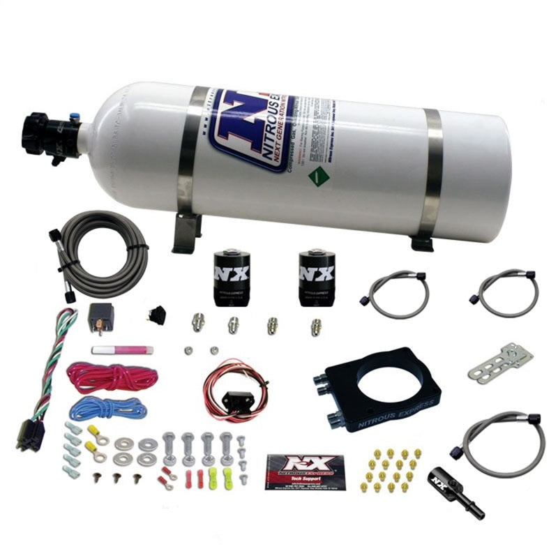 Nitrous Express Dodge Hemi Nitrous Plate Kit (50-400HP) w/15lb Bottle Nitrous Express Dodge Hemi Nitrous Plate Kit (50-400HP) w/15lb Bottle