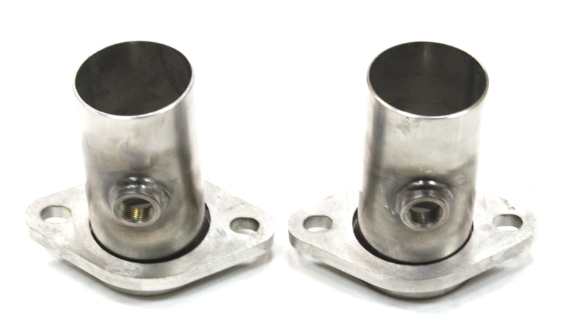 JBA 2.5in 304 Series Stainless Steel 2 Bolt Starter Tubes w/O2 sensor bungs JBA 2.5in 304 Series Stainless Steel 2 Bolt Starter Tubes w/O2 sensor bungs