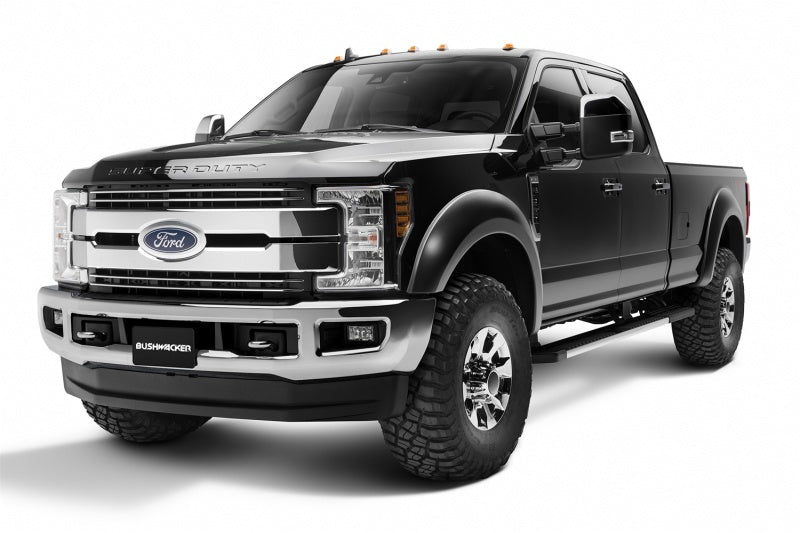 Bushwacker 17-18 Ford F-250 Super Duty Extend-A-Fender Style Flares 4pc - Black Bushwacker 17-18 Ford F-250 Super Duty Extend-A-Fender Style Flares 4pc - Black