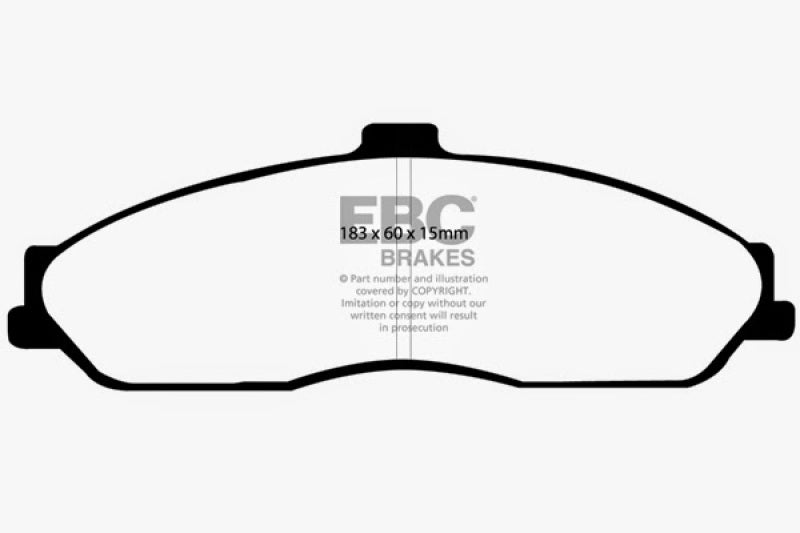 EBC 03-04 Cadillac XLR 4.6 Bluestuff Front Brake Pads EBC 03-04 Cadillac XLR 4.6 Bluestuff Front Brake Pads