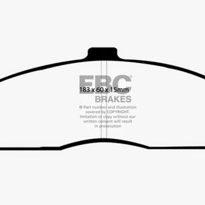 EBC 03-04 Cadillac XLR 4.6 Yellowstuff Front Brake Pads