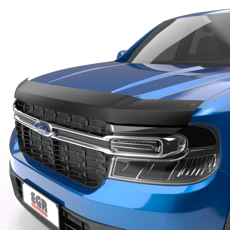 EGR 22-23 Ford Maverick Lariat XL XLT SuperGuard Hood Guard - Matte Black EGR 22-23 Ford Maverick Lariat XL XLT SuperGuard Hood Guard - Matte Black