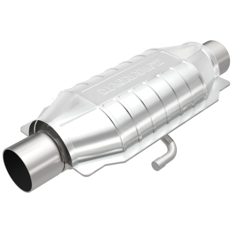 MagnaFlow Conv Univ 2.25in Inlet/Outlet Center/Center Oval Rear (California) MagnaFlow Conv Univ 2.25in Inlet/Outlet Center/Center Oval Rear (California)