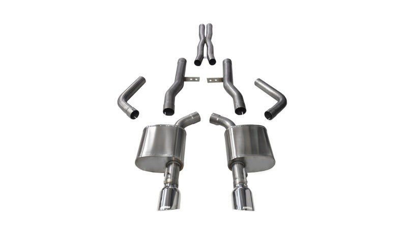 Corsa 2015-2023 Dodge Charger SRT/Scat Pack/R/T 6.4L Polished Xtreme Cat-Back Exhaust Corsa 2015-2023 Dodge Charger SRT/Scat Pack/R/T 6.4L Polished Xtreme Cat-Back Exhaust
