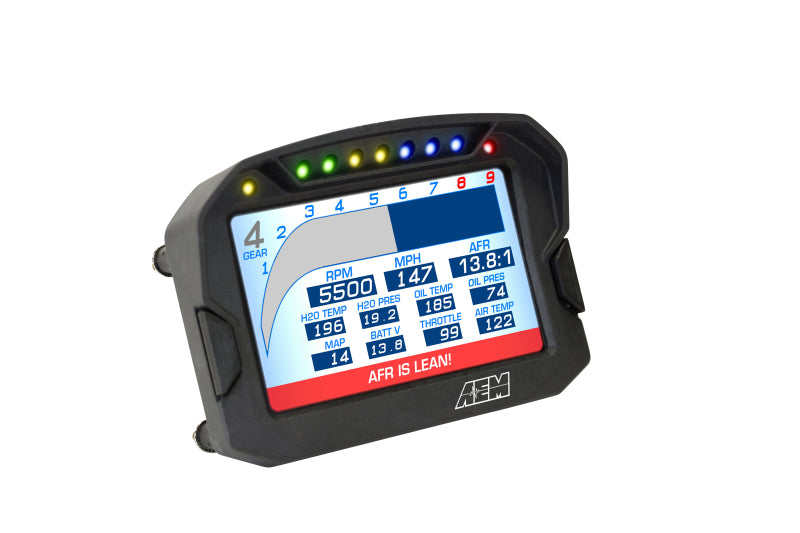AEM CD-5LG Carbon Logging Digital Dash Display w/ Internal 10Hz GPS & Antenna AEM CD-5LG Carbon Logging Digital Dash Display w/ Internal 10Hz GPS & Antenna