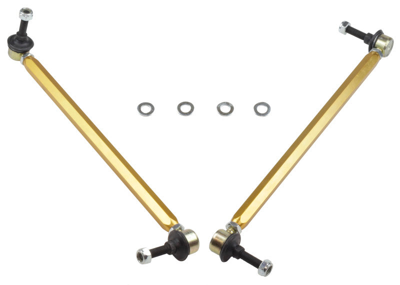 Whiteline 10+ Chevy Camaro FR Coupe Front Sway Bar - Link Assy H/D Adj Steel Ball (360mm C to C) Whiteline 10+ Chevy Camaro FR Coupe Front Sway Bar - Link Assy H/D Adj Steel Ball (360mm C to C)