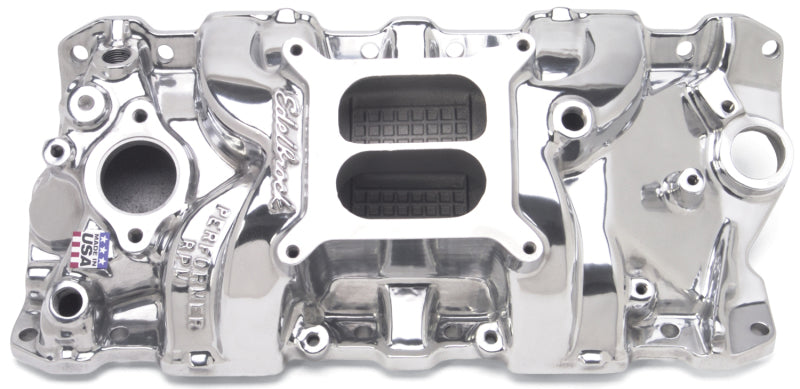 Edelbrock Perf RPM Manifold Polished Edelbrock Perf RPM Manifold Polished