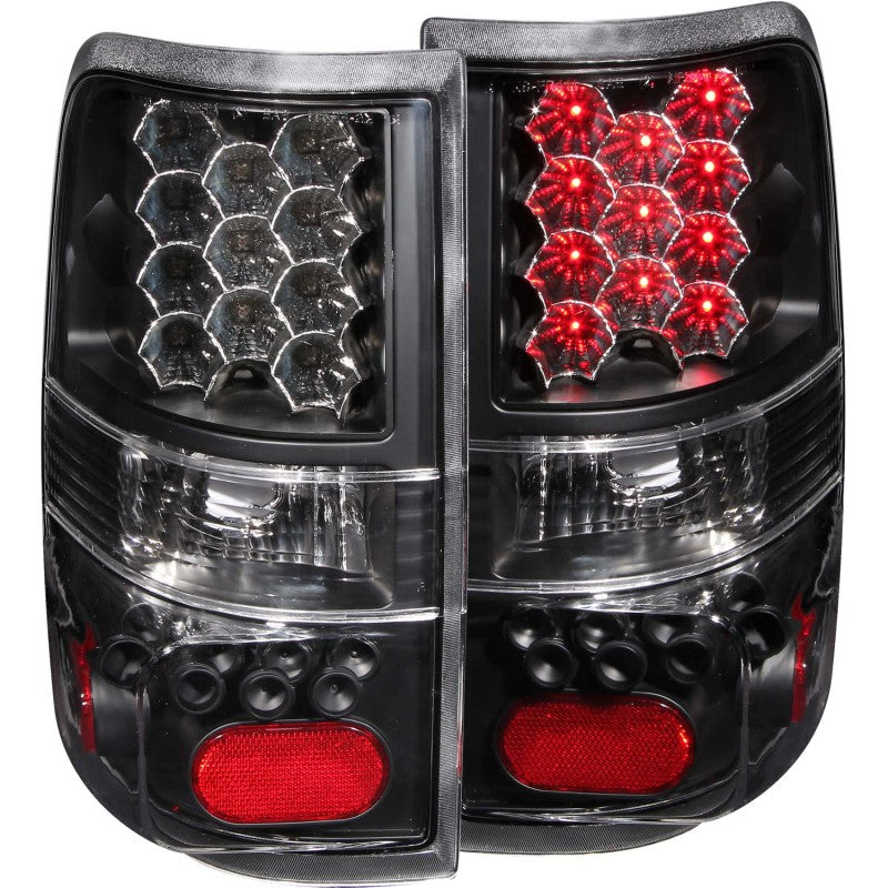 ANZO 2004-2008 Ford F-150 LED Taillights Black ANZO 2004-2008 Ford F-150 LED Taillights Black