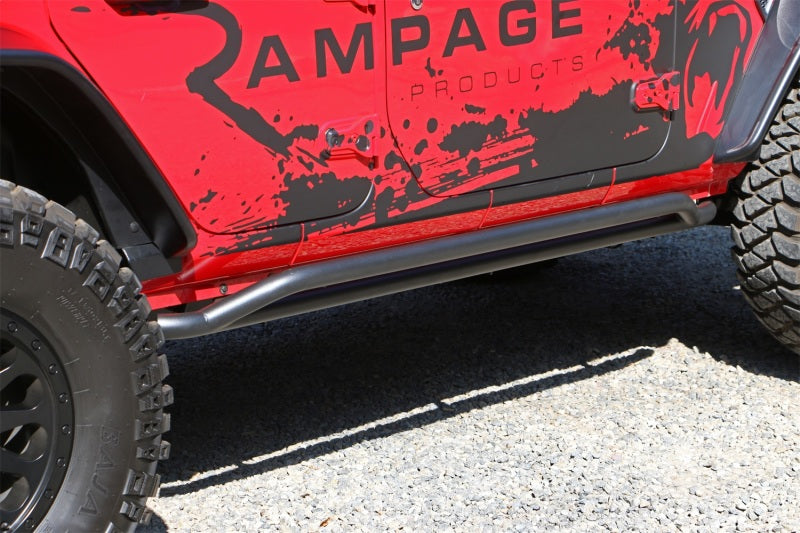 Rampage 2018-2019 Jeep Wrangler(JL) Unlimited Sport S 4-Door Rail Slide Step - Black Rampage 2018-2019 Jeep Wrangler(JL) Unlimited Sport S 4-Door Rail Slide Step - Black
