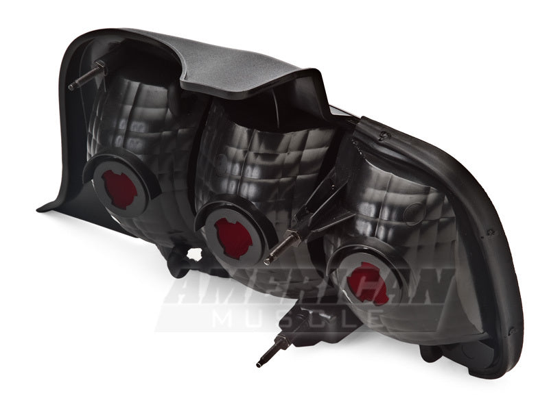Raxiom 05-09 Ford Mustang Tail Lights- Black Housing (Smoked Lens) Raxiom 05-09 Ford Mustang Tail Lights- Black Housing (Smoked Lens)