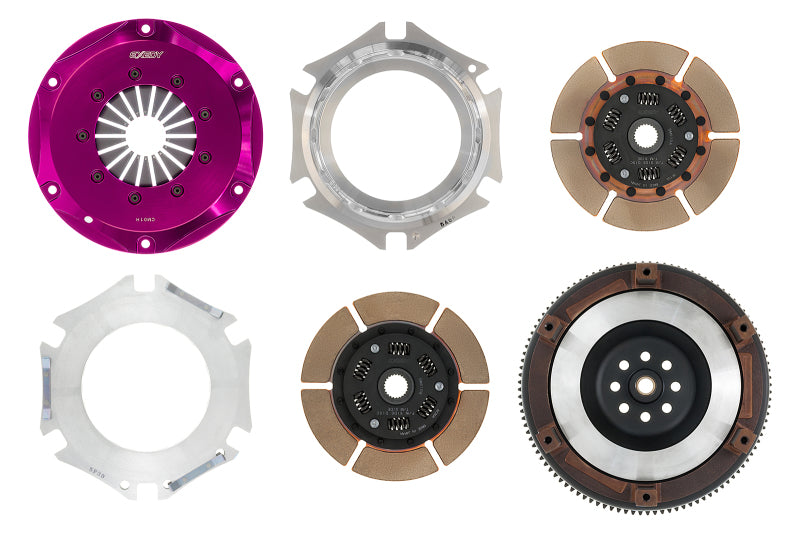 Exedy 1999-2002 Nissan Silvia L4 Hyper Twin Cerametallic Clutch Sprung Center Disc Exedy 1999-2002 Nissan Silvia L4 Hyper Twin Cerametallic Clutch Sprung Center Disc