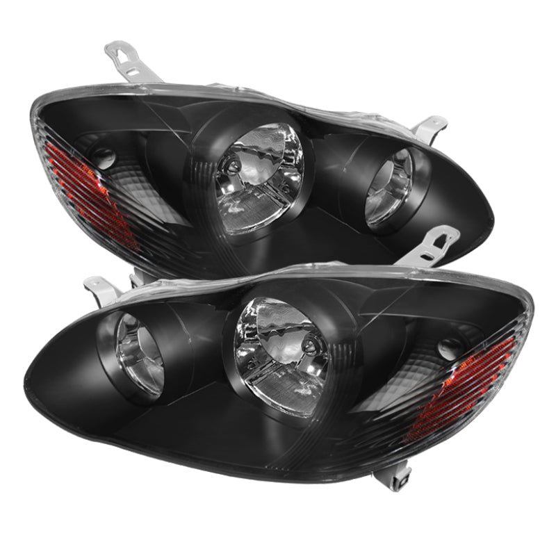 xTune Toyota Corolla 03-06 Crystal Headlights Black HD-JH-TC03-AM-BK xTune Toyota Corolla 03-06 Crystal Headlights Black HD-JH-TC03-AM-BK
