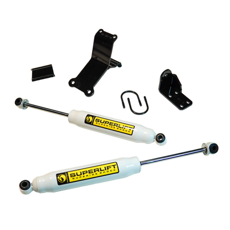 Superlift 14-18 Ram 2500 & 13-18 3500 w/ SR Cylinders High Clearance Dual Steering Stabilizer Kit Superlift 14-18 Ram 2500 & 13-18 3500 w/ SR Cylinders High Clearance Dual Steering Stabilizer Kit