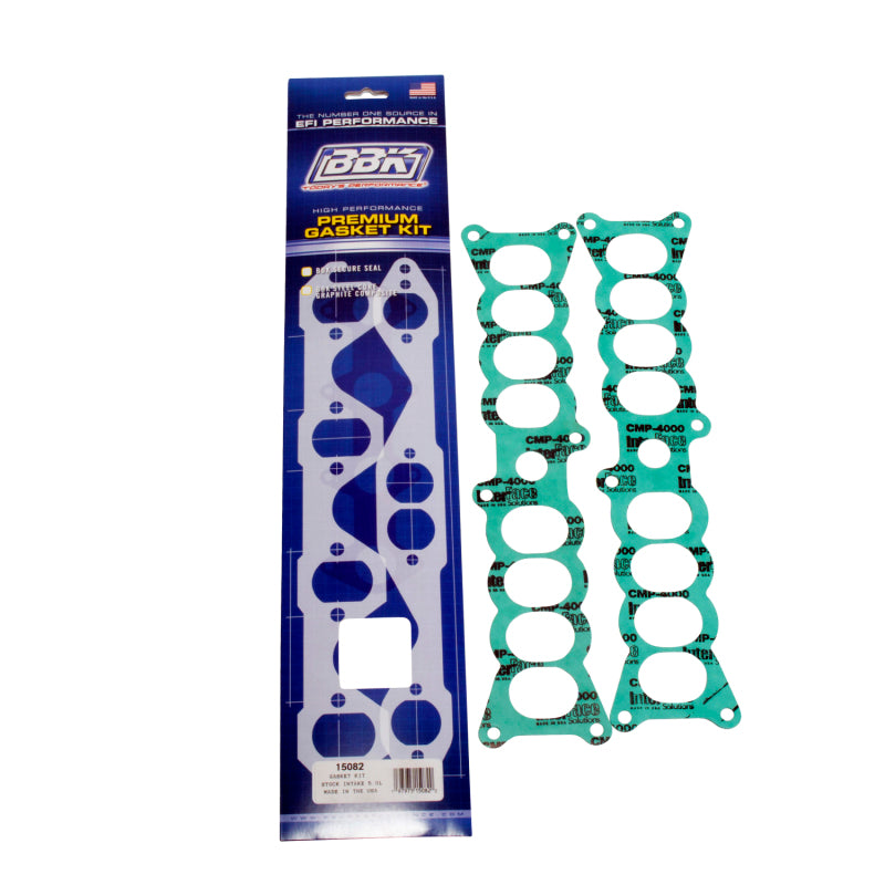 BBK 86-95 Mustang 5.0 Upper To Lower EFI Intake EFI Manifold Gasket Set Factory Ford BBK 86-95 Mustang 5.0 Upper To Lower EFI Intake EFI Manifold Gasket Set Factory Ford