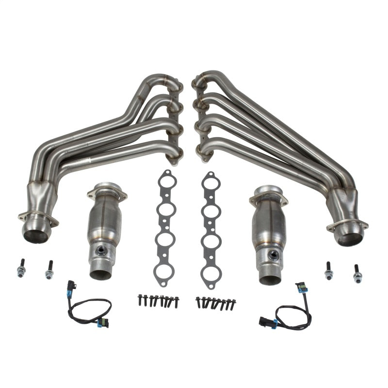 BBK 10-15 Camaro LS3 L99 Long Tube Exhaust Headers With Converters - 1-3/4 304 Stainless BBK 10-15 Camaro LS3 L99 Long Tube Exhaust Headers With Converters - 1-3/4 304 Stainless