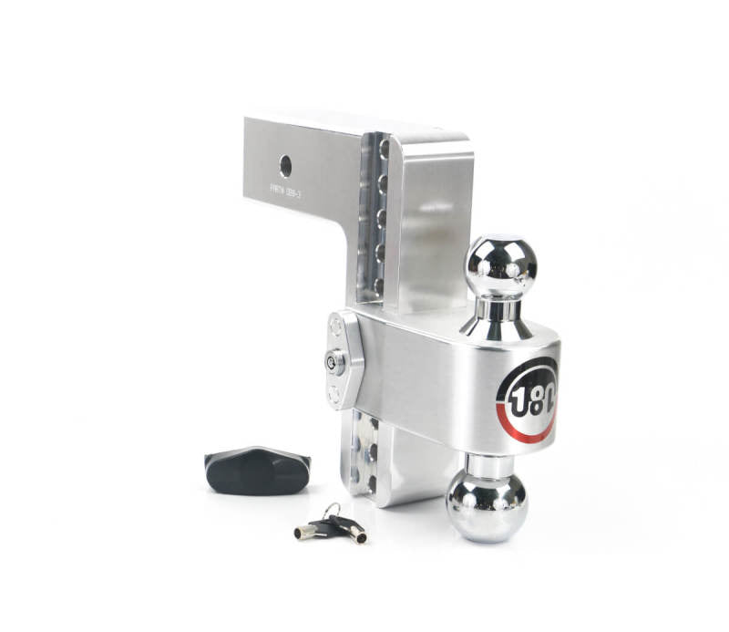 Weigh Safe 180 Hitch 8in Drop Hitch & 3in Shank (10K/21K GTWR) - Aluminum Weigh Safe 180 Hitch 8in Drop Hitch & 3in Shank (10K/21K GTWR) - Aluminum