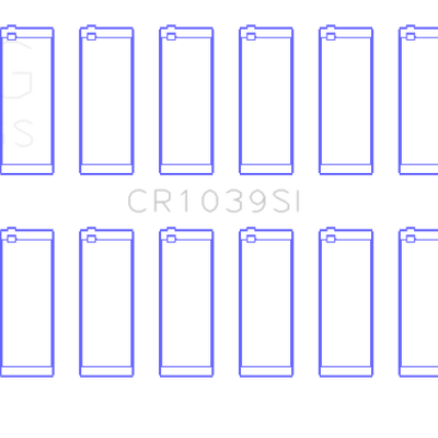 King Engine Bearings Ford 415 (Size +.75) Connecting Rod Bearing Set