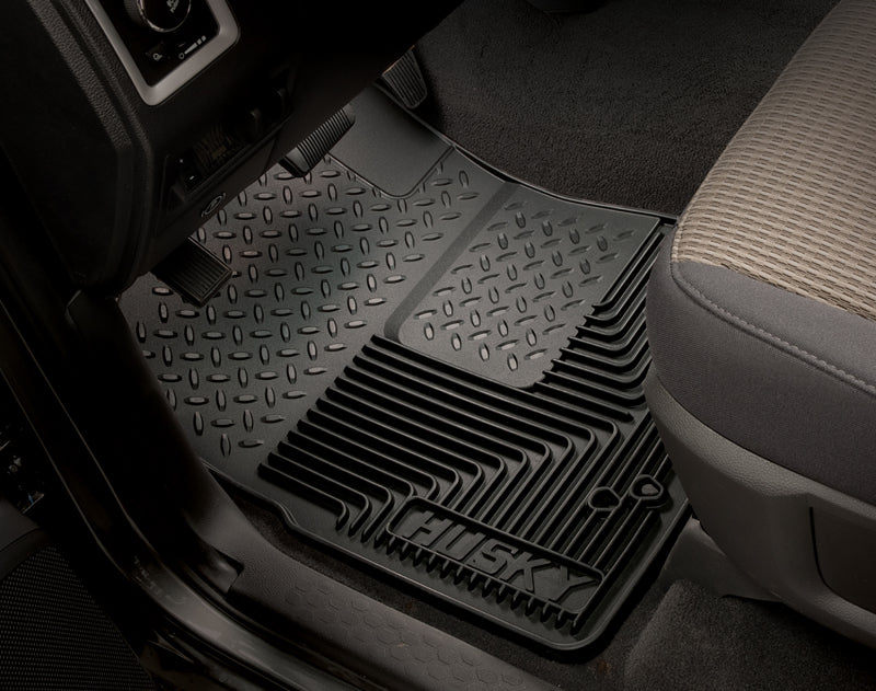Husky Liners 07-12 GM Silverado/Sierra/Tahoe/Yukon/Escalade Heavy Duty Black Front Floor Mats Husky Liners 07-12 GM Silverado/Sierra/Tahoe/Yukon/Escalade Heavy Duty Black Front Floor Mats