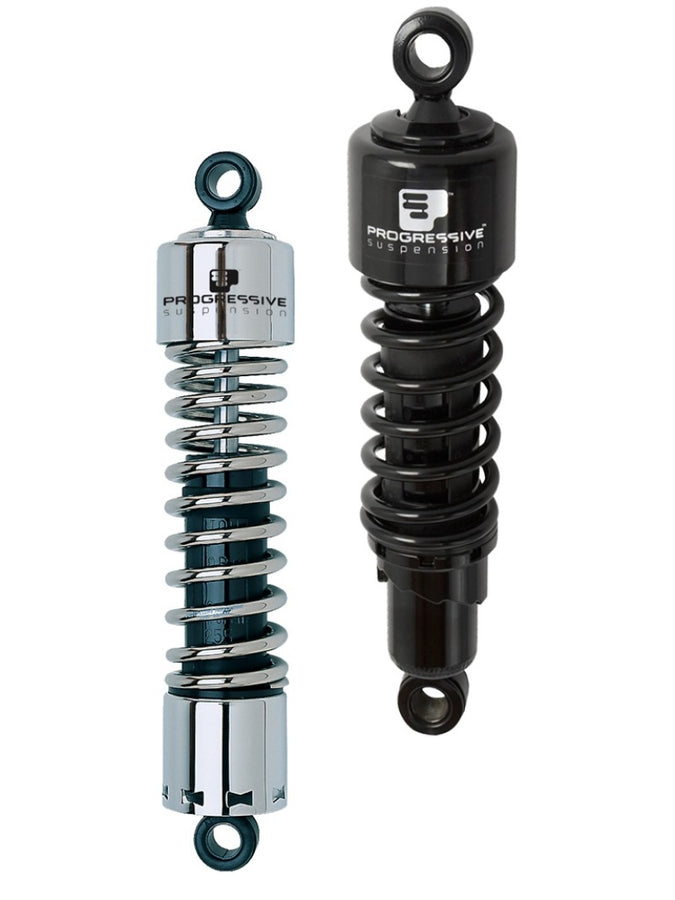 Progressive Harley 412 Series Shocks 12.0in - Chrome Progressive Harley 412 Series Shocks 12.0in - Chrome