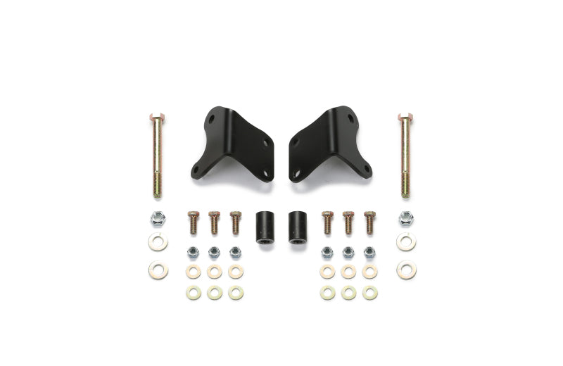Fabtech 07-18 Jeep JK 4WD Front Lower Shock Mount Relocation Brackets Fabtech 07-18 Jeep JK 4WD Front Lower Shock Mount Relocation Brackets
