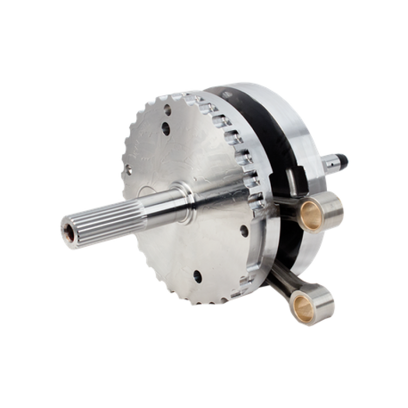 S&S Cycle 2007+ BT 4-3/8in Stroke Flywheel Assembly w/o Sprocket Shaft Bearing Race S&S Cycle 2007+ BT 4-3/8in Stroke Flywheel Assembly w/o Sprocket Shaft Bearing Race