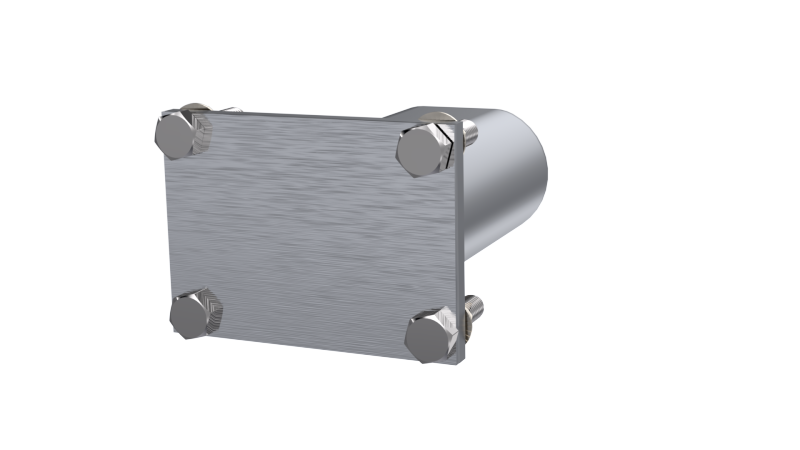 QTP 3in Weld-On QTEC Low Profile Conncetion Oval Tube Kit QTP 3in Weld-On QTEC Low Profile Conncetion Oval Tube Kit